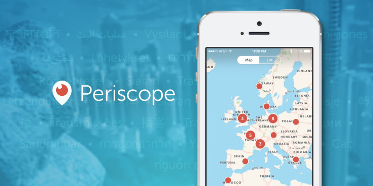 Periscope Twitter Global Maps immagine Docnrolla