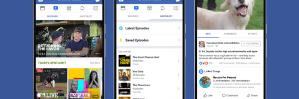 Facebook Watch: video, show, TV tematica interattiva condivisibile.
